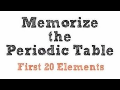the first 20 elements